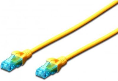 Патч-корд 2E CAT 5e, UTP, 0.50м, 26AWG, RJ45, 7/0.16, Cu, LSZH, жовтий