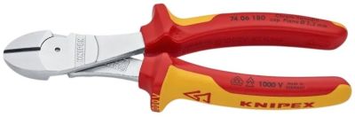 Кусачки-бокорізи KNIPEX діелектричні для робіт під напругою 10000В 0-3.8мм 180мм 0.280кг