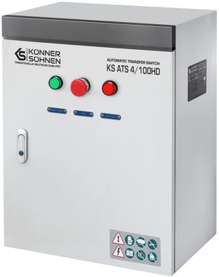 Блок автоматичного введення резерву (АВР) Konner&amp;Sohnen KS ATS 4/100HD, 230-400В, 100А 22.3кг