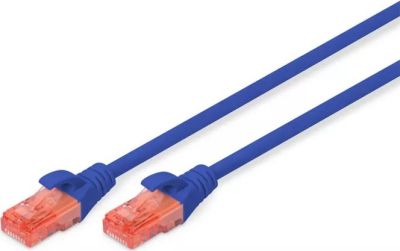 Патч-корд DIGITUS CAT 6 UTP, 3м, AWG 26/7, Cu, LSZH, синій