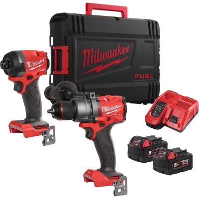 Набір із двох акумуляторних інструментів Milwaukee M18 M18FPP2A3-502X шурупокрут-дриль M18 FPD3-0X г