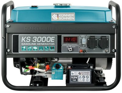 Генератор бензиновий Konner&amp;Sohnen KS 3000E, 230В, 3.0кВт, електростартер, 46.1кг