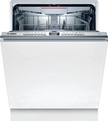 Посудомийна машина Bosch вбудовувана, 14компл., D, 60см, дисплей, 3й кошик, білий
