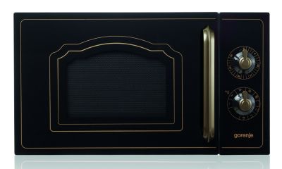 Мікрохвильова піч Gorenje, 20л, мех. керув., 700Вт, гриль, чорний