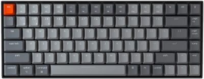 Клавіатура механічна Keychron K2 84Key, Gateron G PRO Red, BT/USB-A, EN/UKR, RGB, чорний