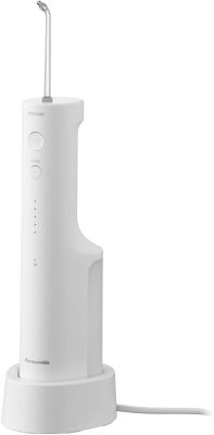 Іригатор Panasonic портативний, чаша 200 мл, Li-ion аккум. в компл., 2 насадки, білий