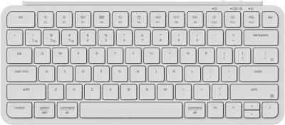 Keychron Клавіатура мембрана Keychron B1 Pro, USB/WL/BT, ivory white