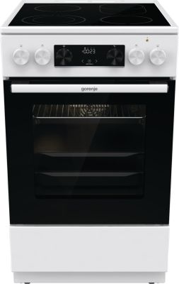 Плита Gorenje електрична склокерамічна, 70л, 50x60см, дисплей, приготування з паром, програматор, бі