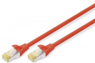 Патч-корд DIGITUS CAT 6a S-FTP, 1м, AWG 26/7, Cu, LSZH, червоний