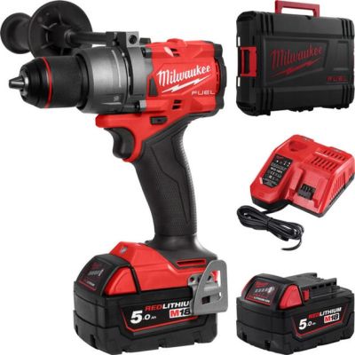 Шурупокрут-дриль акумуляторний Milwaukee FPD3-502X 18В 2х5А·год 158Нм 0·2100об/хв ЗП M12-18C кейс 2.