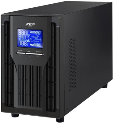 Джерело безперебійного живлення FSP Champ 1K, 1000VA/900W, LCD, USB, 3xSchuko (CH-1101TS)