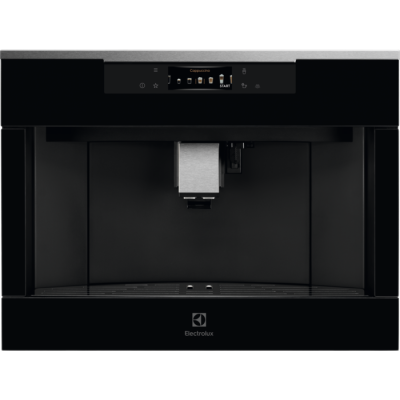 Кавомашина Electrolux вбудована, 2,5л, зерно+мелена, автомат.капуч, дисплей, сернор.керування, підсв