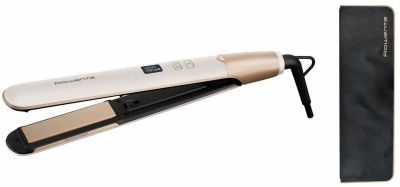 Випрямляч Rowenta Sand Beam, 45Вт, темп.режимів-8, 140-230С, кераміка, чорно-бронзовий