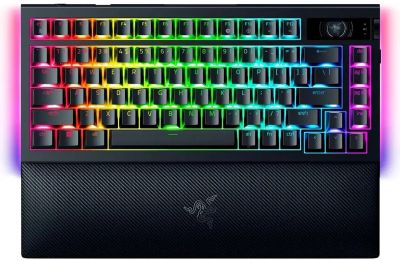 Клавіатура механічна Razer BlackWidow V4 Pro 75%, 81key, Mechanical Switches Gen-3, USB-A/WL/BT, EN,
