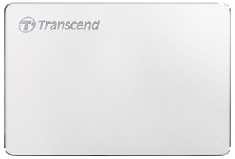 Портативний жорсткий диск Transcend 1TB USB 3.1 Type-C StoreJet 25C3S Срібний