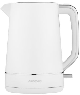 Електрочайник ARDESTO Timeless Elegance, 1.7л, Otter, пластик, білий матовий