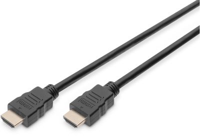 Кабель DIGITUS HDMI (M/M), High speed/Ethernet, 3м, чорний