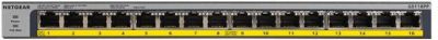 Комутатор NETGEAR GS116PP 16xGE PoE, 183Вт, Некерований