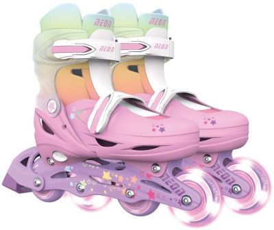 Роликові ковзани Neon Inline, розмір 30-33 веселка