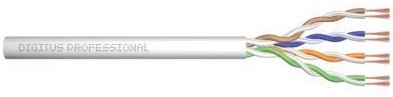 Кабель "вита пара" DIGITUS CAT 5e U-UTP, 305м, AWG 24/1, CCA, PVC, сірий