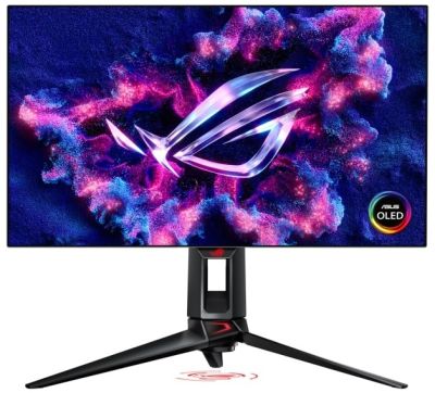 Монітор Asus 26.5" ROG Swift PG27AQDP 2xHDMI, DP, 2xUSB, OLED, 2560x1440, 480Hz, 0.03ms, DCI-P3 99%,