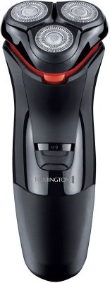 Бритва електр. Remington роторна Power Series, бритв.головок-3, от сети, сух., тример, чорно-червони