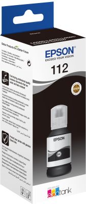 Контейнер з чорнилом Epson 112 EcoTank L11160/L15150/L15160/L6490/L6550/L6570/L15180/L6580 Black pig