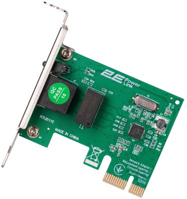 Мережева карта 2E PowerLink S310 1xGE, PCI-Express x1