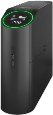 Джерело безперебійного живлення APC Back-UPS Pro 2200VA /1320W, LCD, USB, RGB Lights, 4xSchuko + 2xC