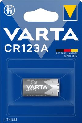Батарейка Varta літієва CR123 блістер, 1 шт