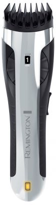 Тример Remington Bodyguard Body Hair Trimmer, акум., насадок-2, титан.напил., чорно-сріблястий