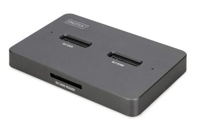 Док-станція DIGITUS USB-C > 2xSATA SSD/SD