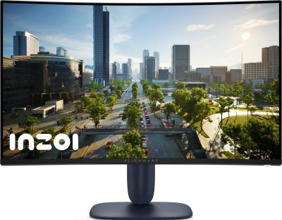 Монітор DELL 31.5" AW3225DM 2xHDMI, DP, USB, VA, 2560x1440, 180Hz, 1ms, DCI-P3 95%, CURVED,  FreeSyn