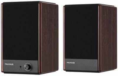 Акустична система MICROLAB SOLO 4 2.0, 60w, mini-jack/, коричневий