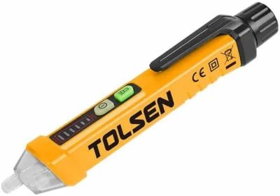 Детектор напруги Tolsen, 12-1000В, кат.1000В, 3х1.5В LR03