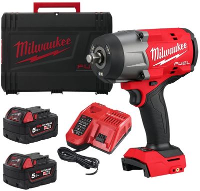 Гайковерт ударний акумуляторний Milwaukee M18 FHIW2F12-502X 18В АКБ 2х5А·год 2034Нм 0-2000об/хв 1/2"