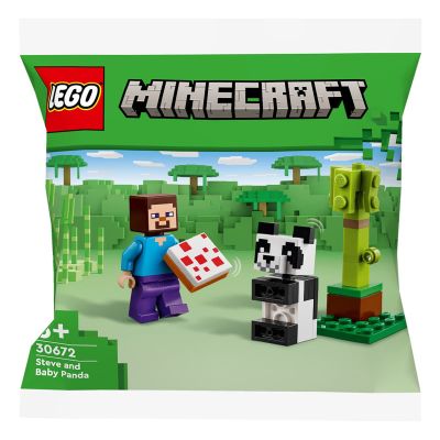 Конструктор LEGO recruitment Minecraft Стів і малюк-панда