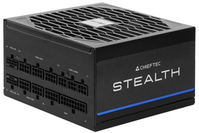 Блок живлення CHIEFTEC Stealth (1200W), >92%, 80+ Platinum, 135мм FDB, 1xMB 24pin(20+4), 2xCPU 8pin(