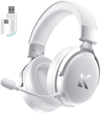 Mchose Гарнітура V9 Pro, USB-A/WL/BT, Icy White