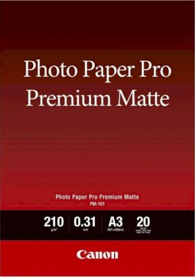 Папір Canon A3 Photo Paper Premium Matte PM-101 20 арк.