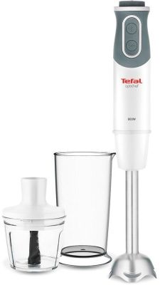 Блендер Tefal заглибний Optichef 800Вт, 3в1, чаша-800мл, чопер-500мл, турборежим, білий