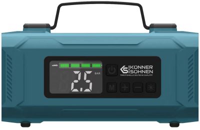 Пуско-зарядний пристрій портативний Konner&amp;Sohnen KS JSP-2000 з компресором, 15В, 14800мА·год, струм