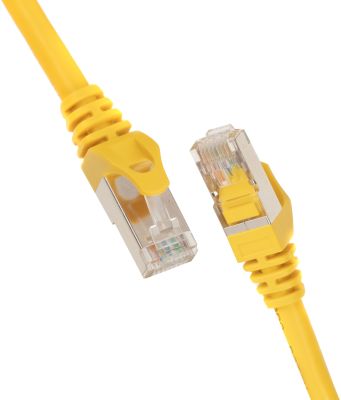 Патч-корд 2E САТ 6, S-FTP, 1м, 26AWG, RJ45, 7/0.16, Cu, PVC, жовтий