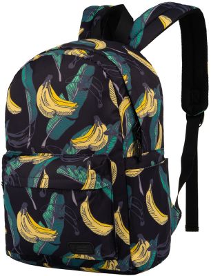 Рюкзак 2Е, TeensPack Bananas, чорний