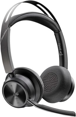 Poly Гарнітура комп'ютерна стерео On-ear Poly Voyager Focus 2-M, USB-A, USB-C, Bluetooth, всеспрямов
