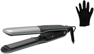 Випрямляч Rowenta Thermostyle, темп.режимів-5, 150-230С, дисплей, іонізація, кераміка, титан, чорно-