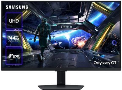 Монітор Samsung 32" S32DG700E HDMI, DP, USB, Bluetooth, IPS, 3840x2160, 144Hz, 1ms, G-Sync Compatibl