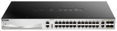 Комутатор D-Link DGS-3130-30TS 24xGE, 4xGE/SFP, 2x10GE, 4xSFP+, L3