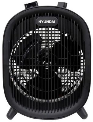 Тепловентилятор HYUNDAI HFH2000FX, 20м2, 2000Вт, мех. упр-ння, спіральний нагрів. елемент, чорний