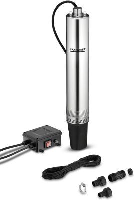 Насос свердловинний Karcher ВР 4 Deep Well, 700Вт, 4600л/г, 43м, 4.3бар, 12м, 105мм, 35°C, G1, 7.14к